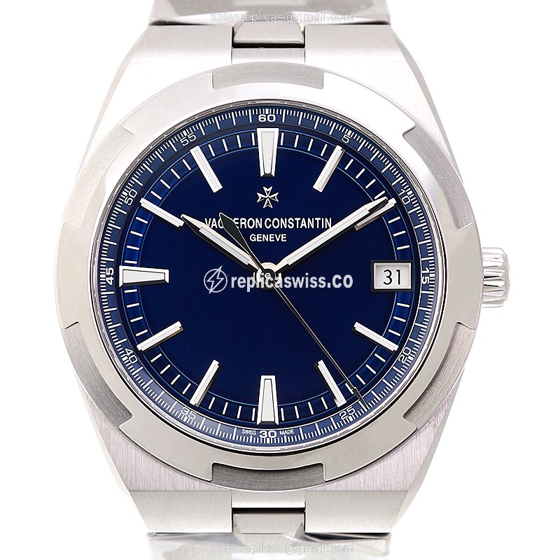 Vacheron Constantin 4500V/110A-B128 Overseas Replica | Automatic Movement, Blue Dial, Stainless