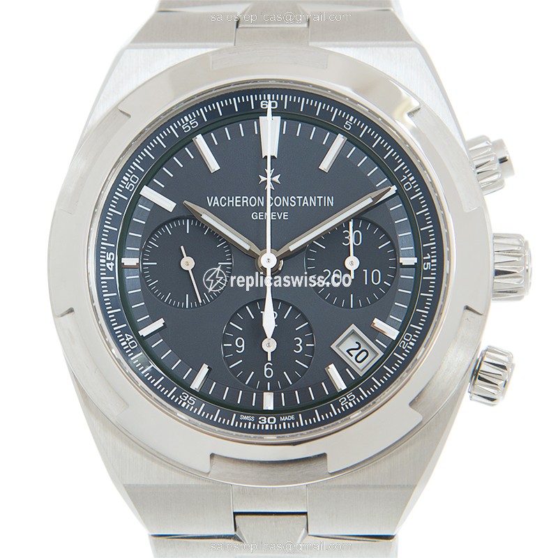 Vacheron Constantin 5500V/110A-B433 Overseas Replica | Blue Dial | Stainless Steel Case Watch