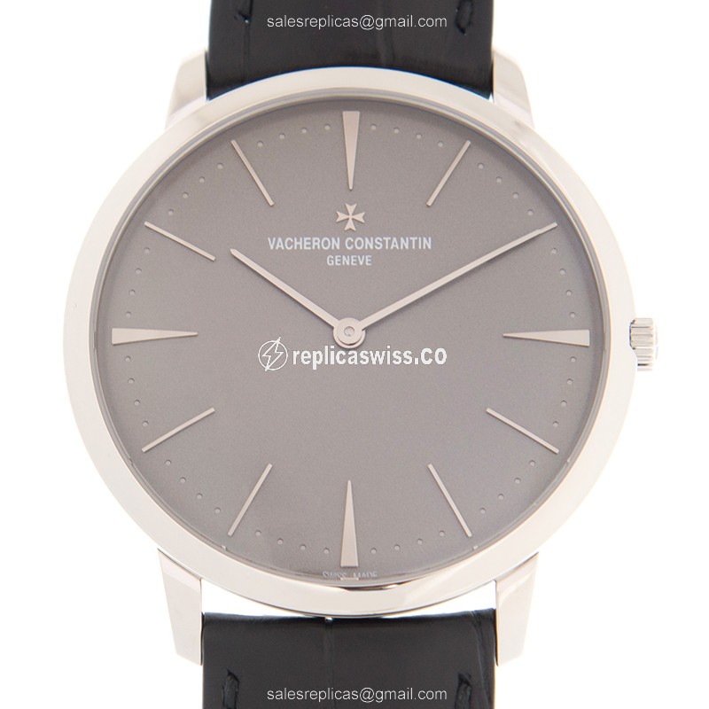 Vacheron Constantin 81180/000P-9539 Patrimony Traditionelle Replica, Manual Wind, 950 Platinum
