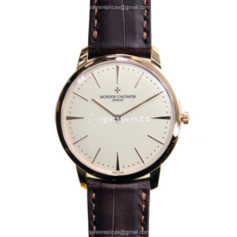 Vacheron Constantin 81180/000R-9159 PATRIMONY TRADITIONELLE Manual Wind, 18kt White Gold Case