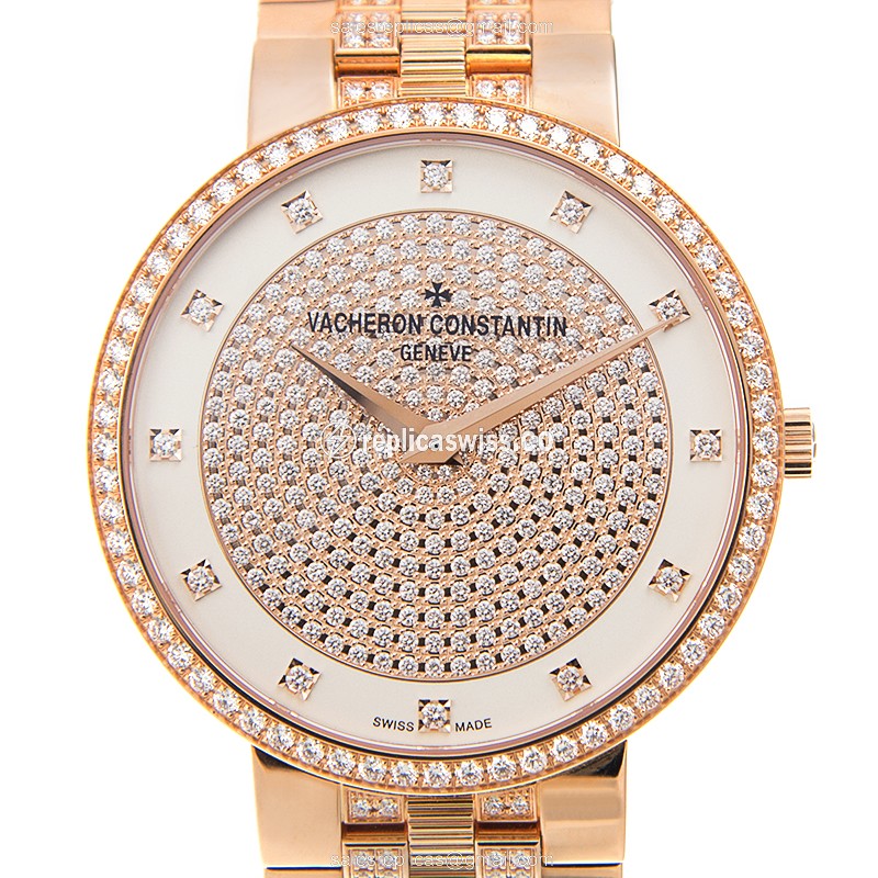 Vacheron Constantin 81576/V03R-9695 TRADITIONNELLE Manual Wind Watch | White Dial | 18kt Gold Strap