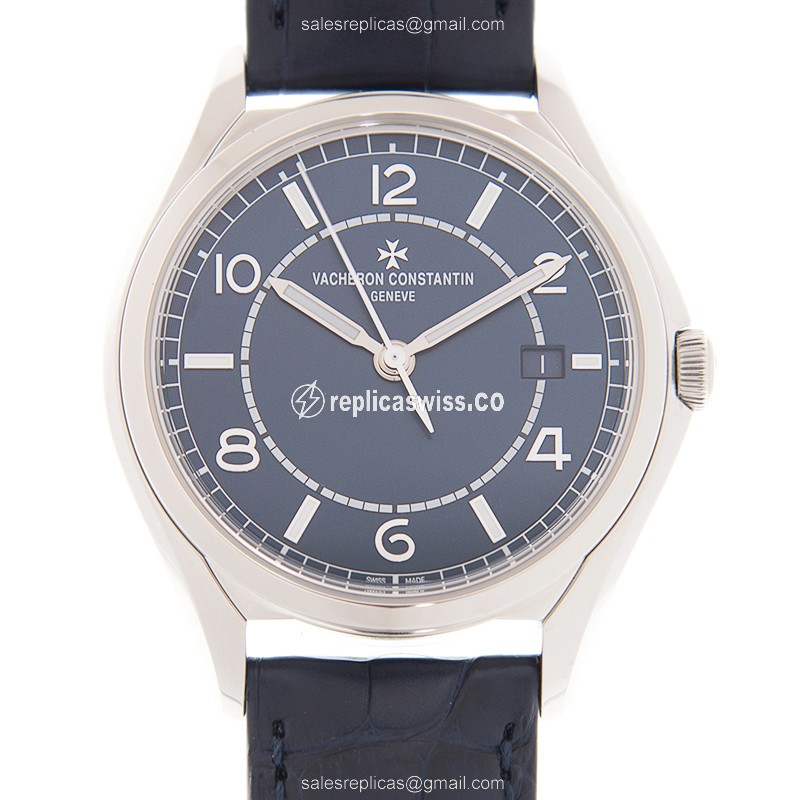 Vacheron Constantin FIFTYSIX Replica in Stainless Steel Blue Dial, Automatic Movement Watch