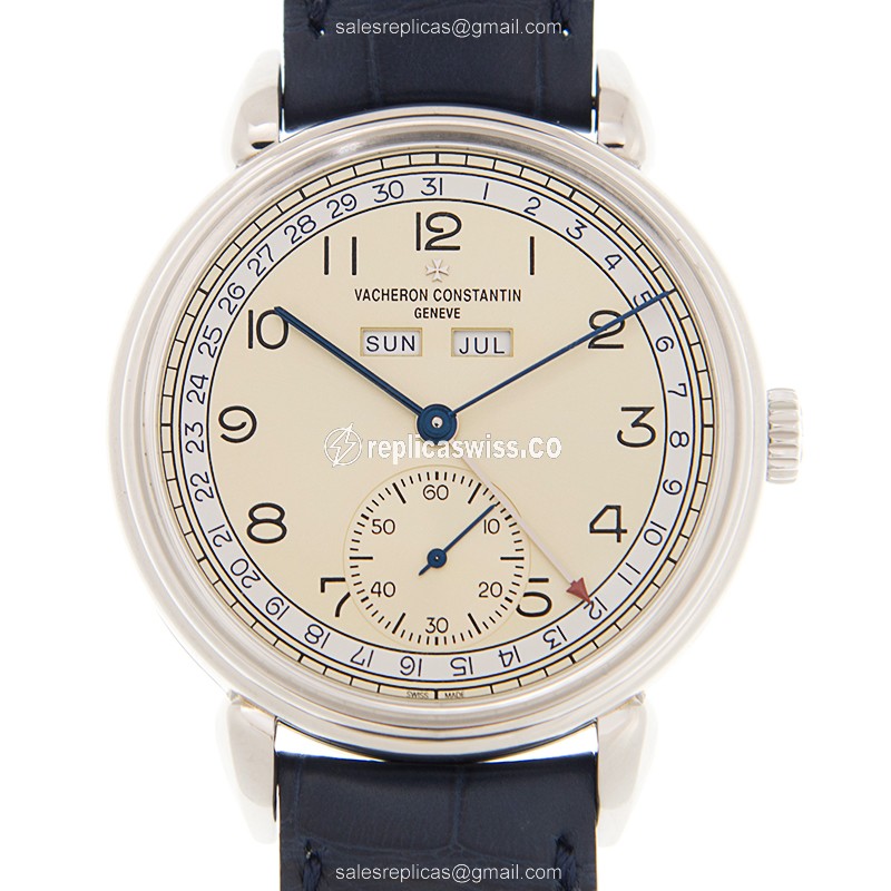Vacheron Constantin Historiques 3110V/000A-B426: Manual Wind, White Dial, Steel Case & Leather
