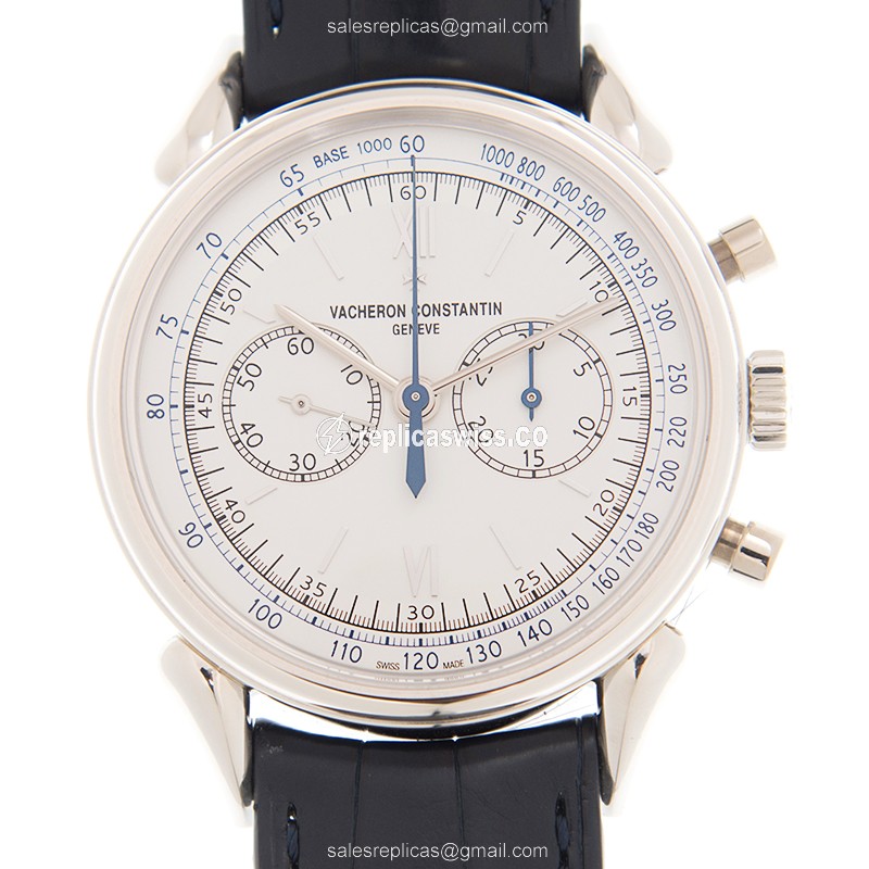 Vacheron Constantin Historiques 5000H/000P-B058 - Automatic Wind, 950 Platinum Case & White Dial