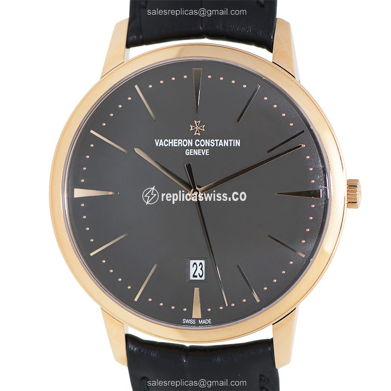 Vacheron Constantin Patrimony Traditionelle 85180/000R-9166 Replica in 18kt Gold with Automatic