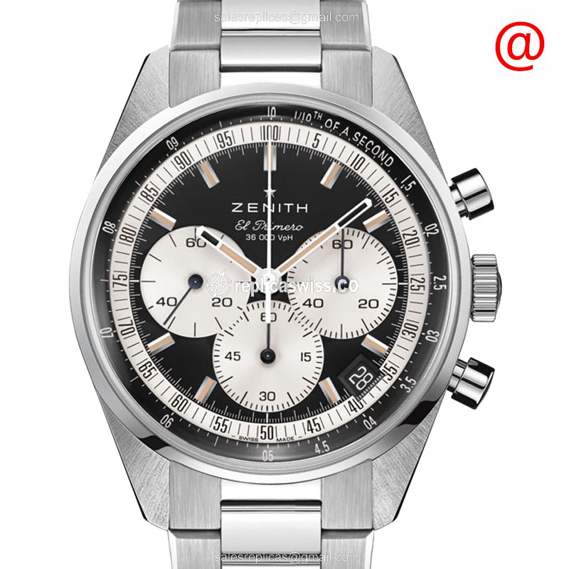 Zenith Chronomaster M3200 Replica | Automatic Movement, Black Dial, Stainless Steel Case Watch