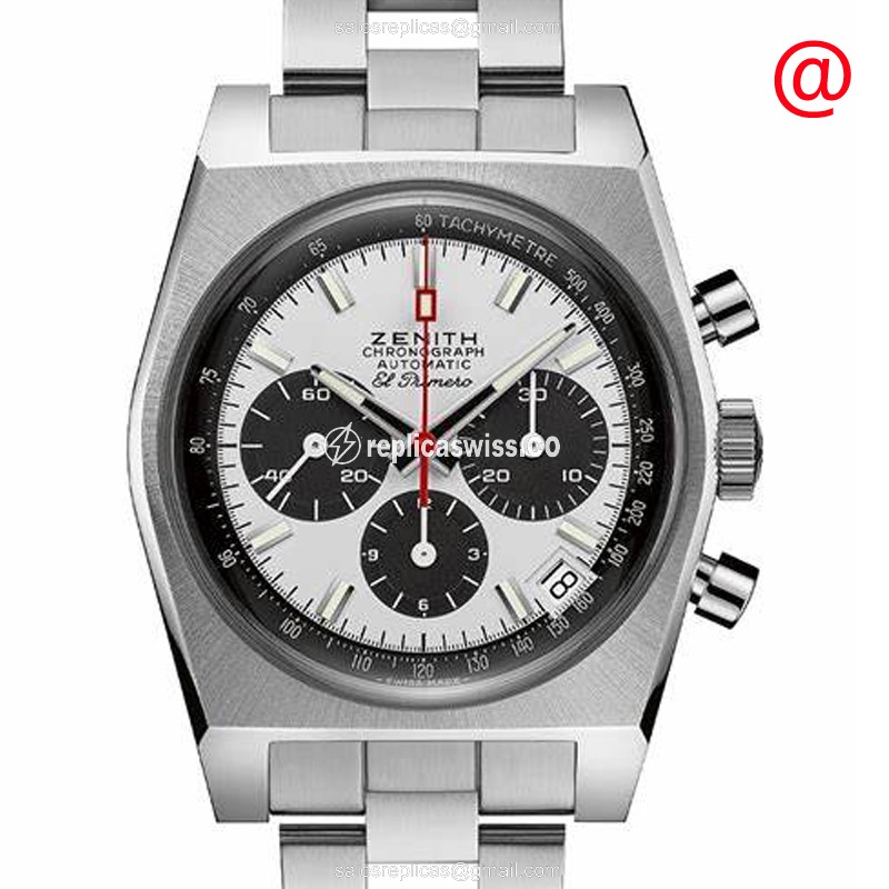 Zenith Chronomaster Replica in Stainless Steel Case & White Dial, Automatic Movement Watch