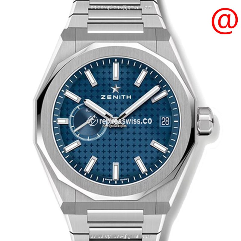 Zenith DEFY Automatic Replica, Blue Dial, Steel Case & Strap Watch