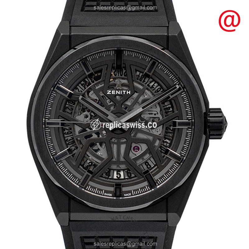 Zenith DEFY Ceramic Replica with Black Dial & Automatic Movement Watch
