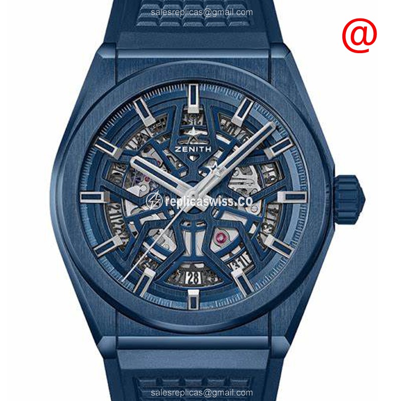 Zenith DEFY Replica in Blue Ceramic Case & Automatic Movement Watch