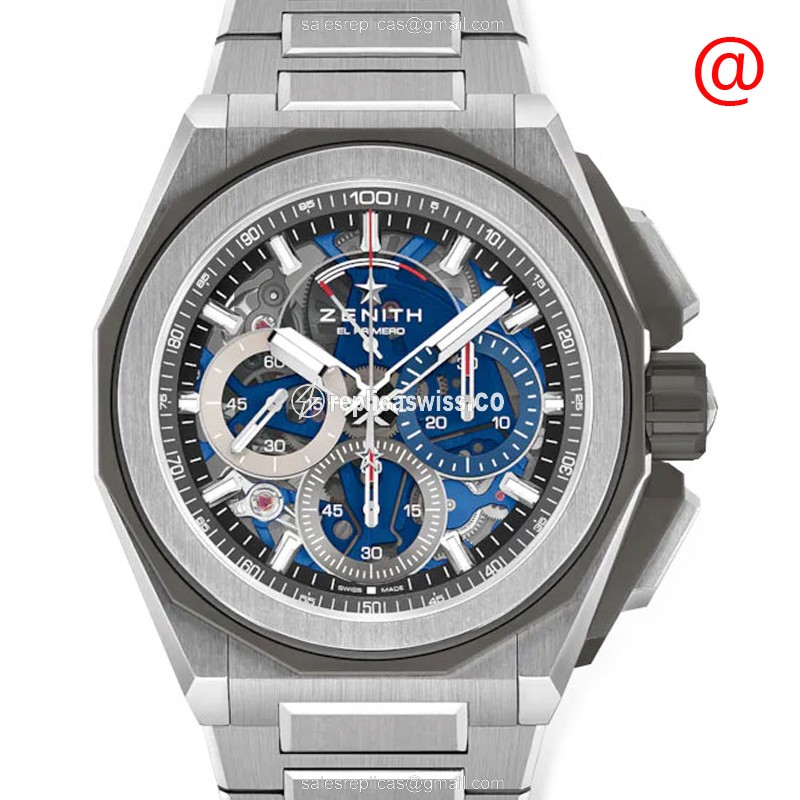 Zenith DEFY Replica with Automatic Movement Sleek Titanium Case Watch